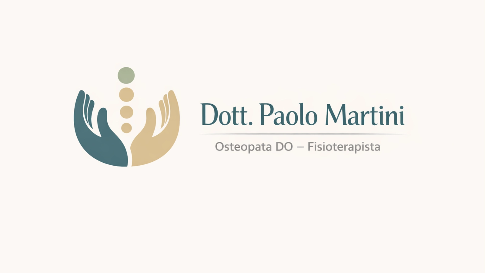 Logo del Dott. Paolo Martini, osteopata e fisioterapista
